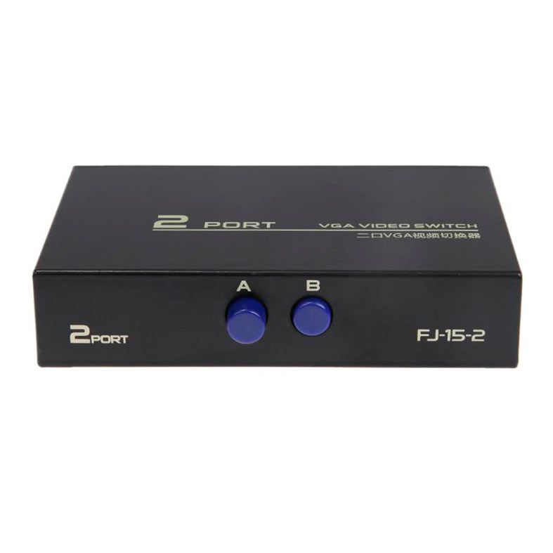 Chaveador VGA F3 2 Entradas x 1 Saída, Switch Manual, JC-SW-VGA