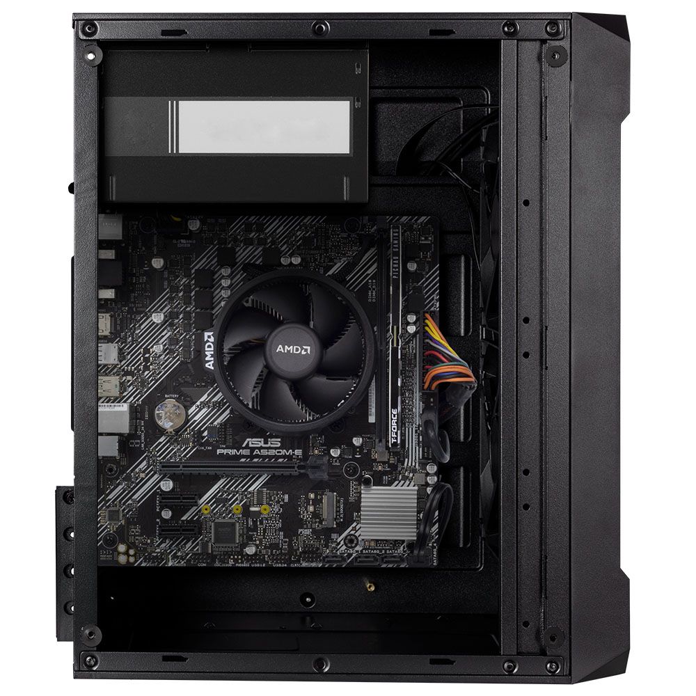 PC Completo Mancer Draco III, AMD RYZEN 5 4600G, 8GB DDR4, SSD 240GB + Monitor + Kit Periféricos