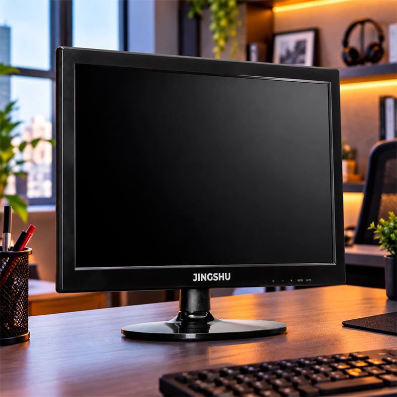 Monitor Jingshu 15, 15 Pol, TN, 5ms, 60Hz, HDMI/VGA, JGS-OFFC15-JL01