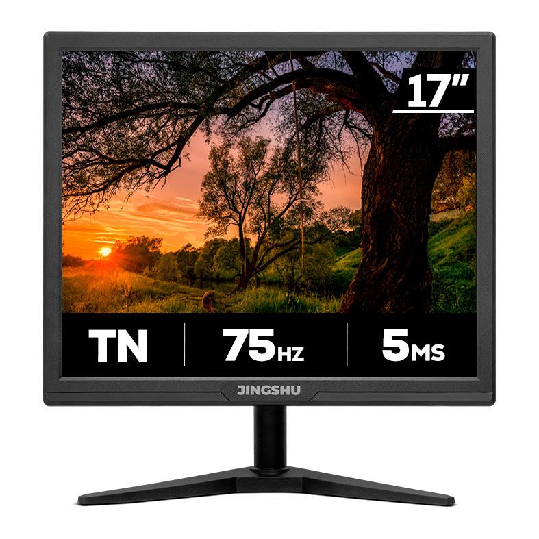 Monitor Jingshu 17, 17 Pol, TN, 5ms, 75Hz, HDMI/VGA, JGS-OFFC17-JL01