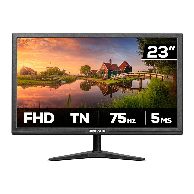 OPENBOX - Monitor Jingshu 23, 23 Pol, FHD, 5ms, 75Hz, HDMI/VGA, JGS-OFFC23-JL01