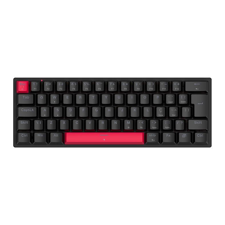 OPENBOX Teclado Magnetico Machenike K500 M61, RGB, Switch Magnetico Linear, Preto, JJ02GC00K