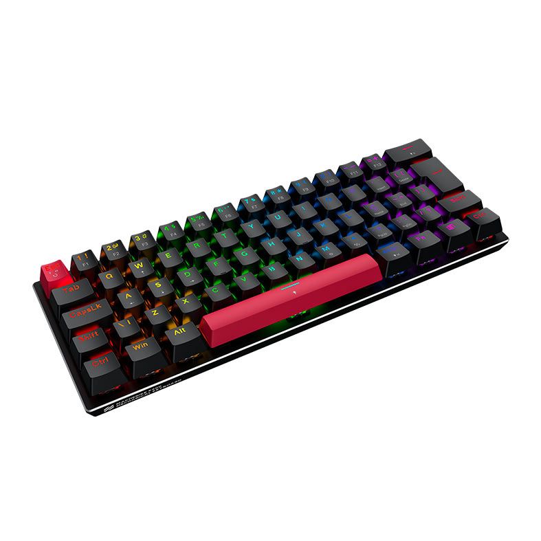 OPENBOX Teclado Magnetico Machenike K500 M61, RGB, Switch Magnetico Linear, Preto, JJ02GC00K