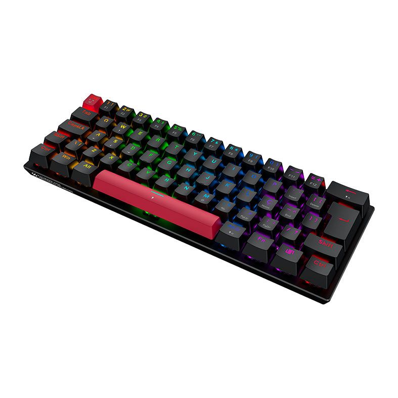 OPENBOX Teclado Magnetico Machenike K500 M61, RGB, Switch Magnetico Linear, Preto, JJ02GC00K