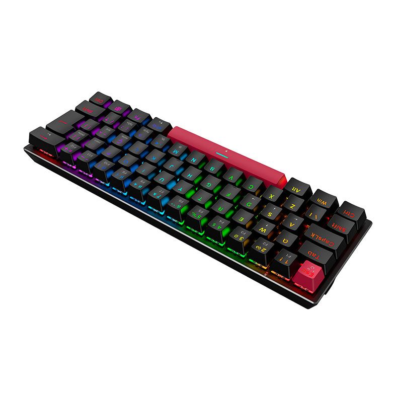OPENBOX Teclado Magnetico Machenike K500 M61, RGB, Switch Magnetico Linear, Preto, JJ02GC00K