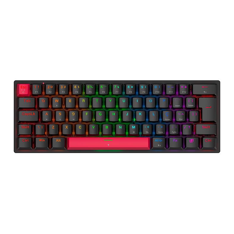 OPENBOX Teclado Magnetico Machenike K500 M61, RGB, Switch Magnetico Linear, Preto, JJ02GC00K