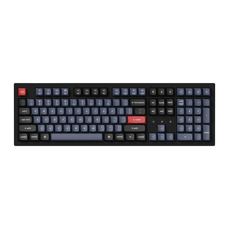 Teclado Mecanico Keychron K10 Pro, RGB, Wireless, Switch Vermelho, Preto, K10P-H1