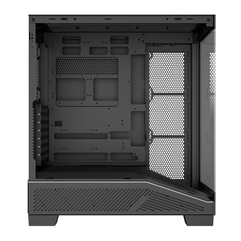 Gabinete Gamer Aigo Darkflash K430, ARGB, Mid-Tower, Lateral De Vidro, Com 6 Fans, Preto, K430-PC-CASE-BLACK