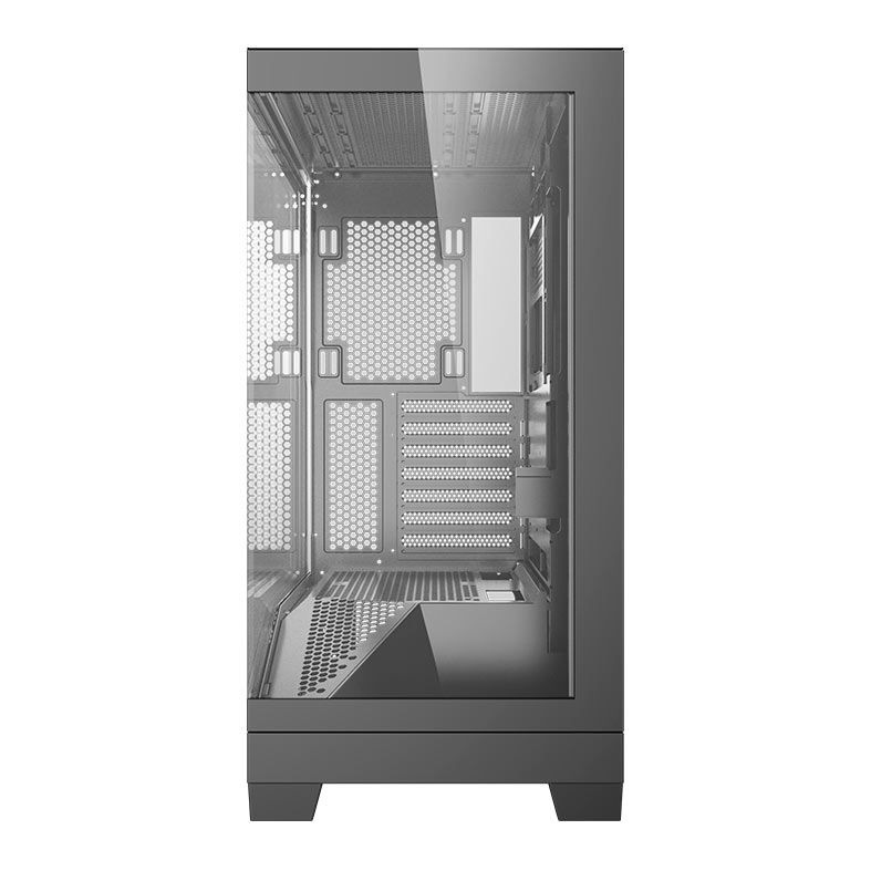 Gabinete Gamer Aigo Darkflash K430, ARGB, Mid-Tower, Lateral De Vidro, Com 6 Fans, Preto, K430-PC-CASE-BLACK