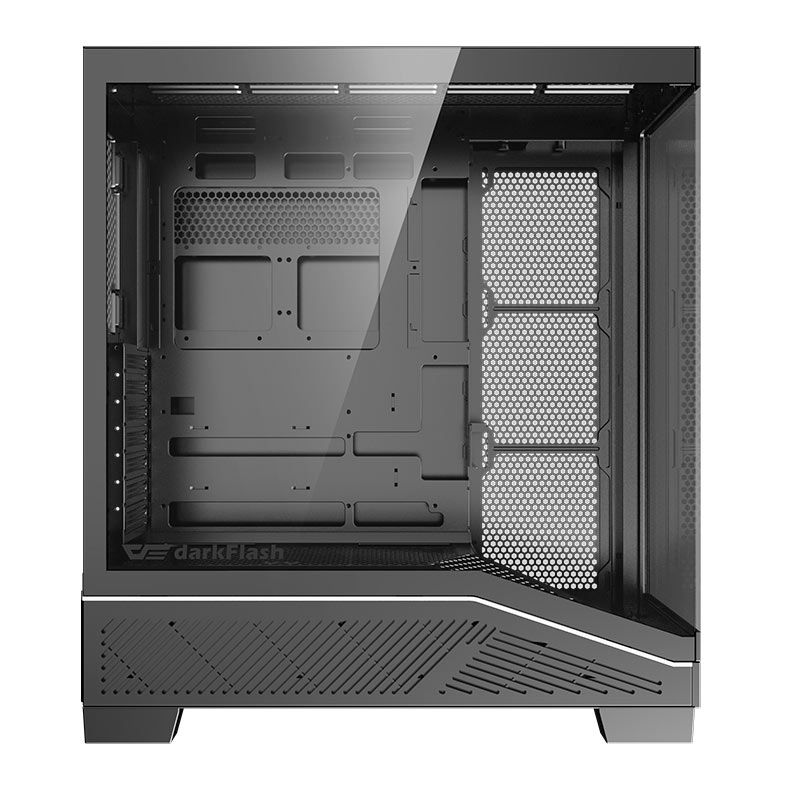 Gabinete Gamer Aigo Darkflash K430, ARGB, Mid-Tower, Lateral De Vidro, Com 6 Fans, Preto, K430-PC-CASE-BLACK