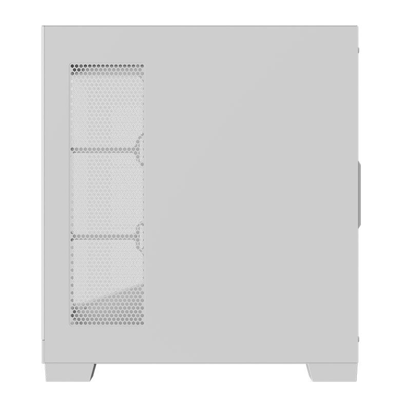 Gabinete Gamer Aigo Darkflash K430, ARGB, Mid-Tower, Lateral De Vidro, Com 6 Fans, Branco, K430-PC-CASE-WHITE