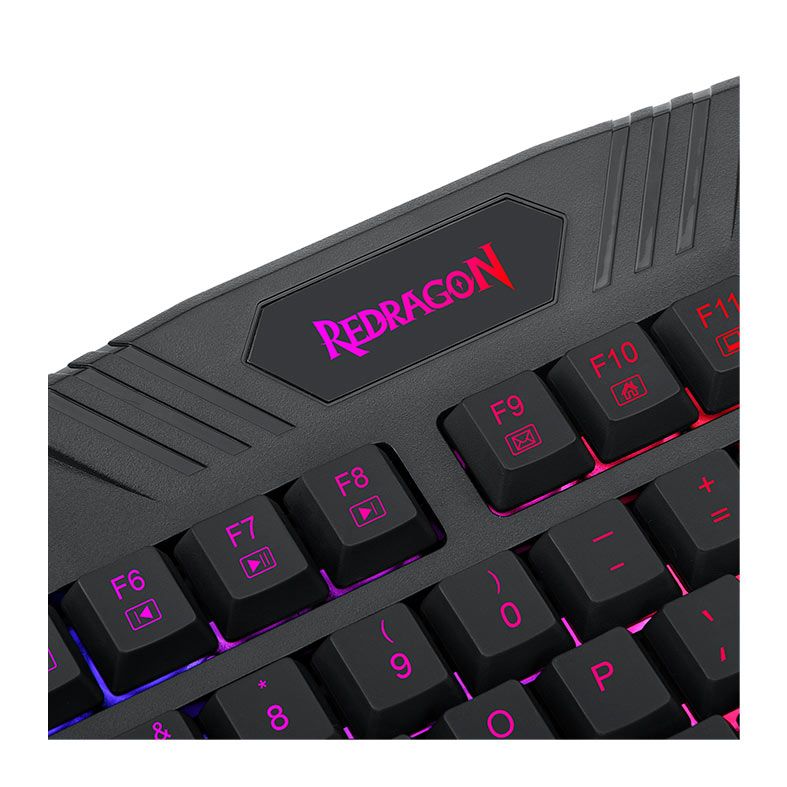 Teclado Gamer Redragon Harpe2 RGB, ABNT2, Preto, K503RGB-V2