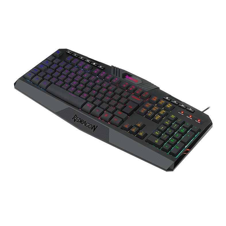 Teclado Gamer Redragon Harpe2 RGB, ABNT2, Preto, K503RGB-V2