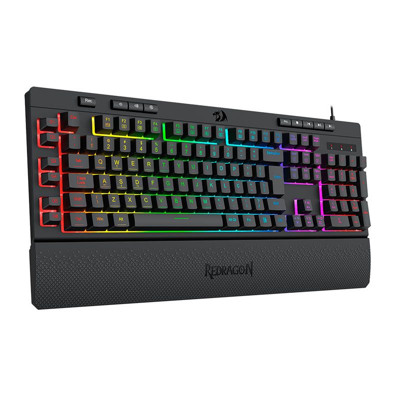 OPENBOX Teclado Gamer Redragon Shiva V2, RGB, ABNT2, Preto, K512RGB-V2