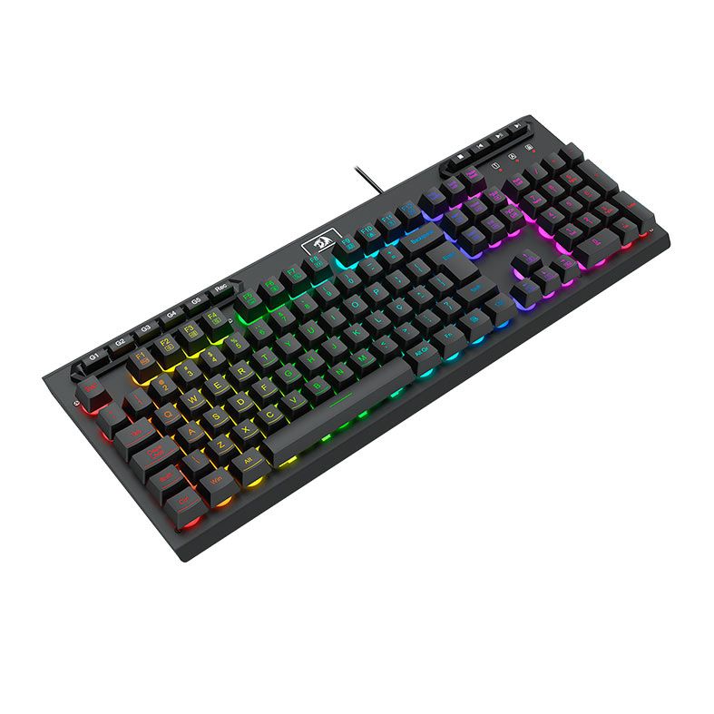 Teclado Gamer Redragon Aditya, RGB, Preto, K513-RGB