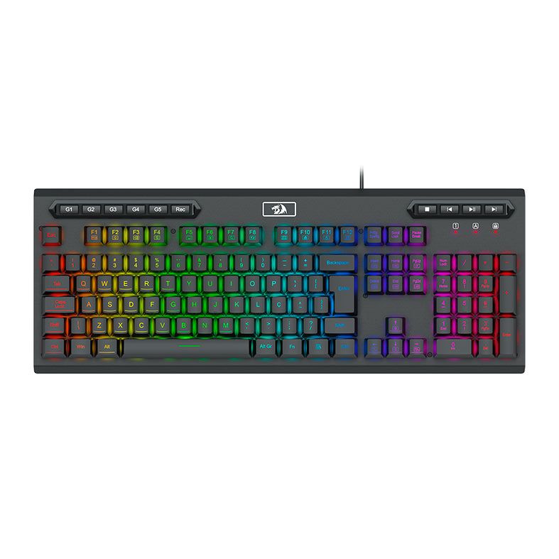 Teclado Gamer Redragon Aditya, RGB, Preto, K513-RGB