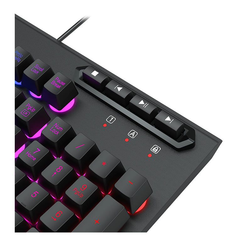 Teclado Gamer Redragon Aditya, RGB, Preto, K513-RGB