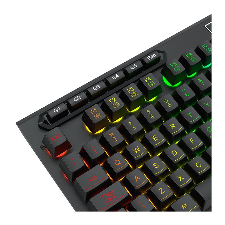 Teclado Gamer Redragon Aditya, RGB, Preto, K513-RGB