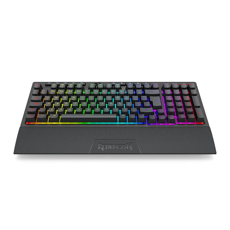 Teclado Gamer Redragon Shiva 98, RGB, ABNT2, Preto, K515-RGB-PT