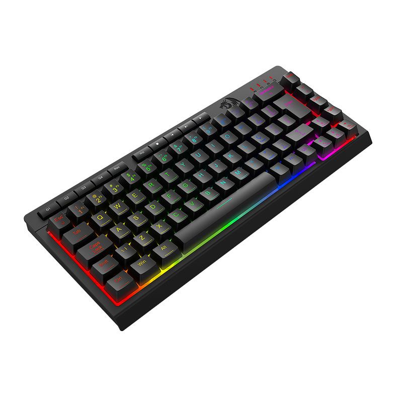 Teclado Membrana Redragon Crescent 68, RGB, 60%, USB, Preto, K519-RGB
