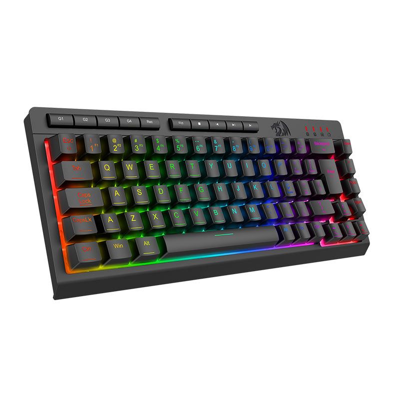 Teclado Membrana Redragon Crescent 68, RGB, 60%, USB, Preto, K519-RGB