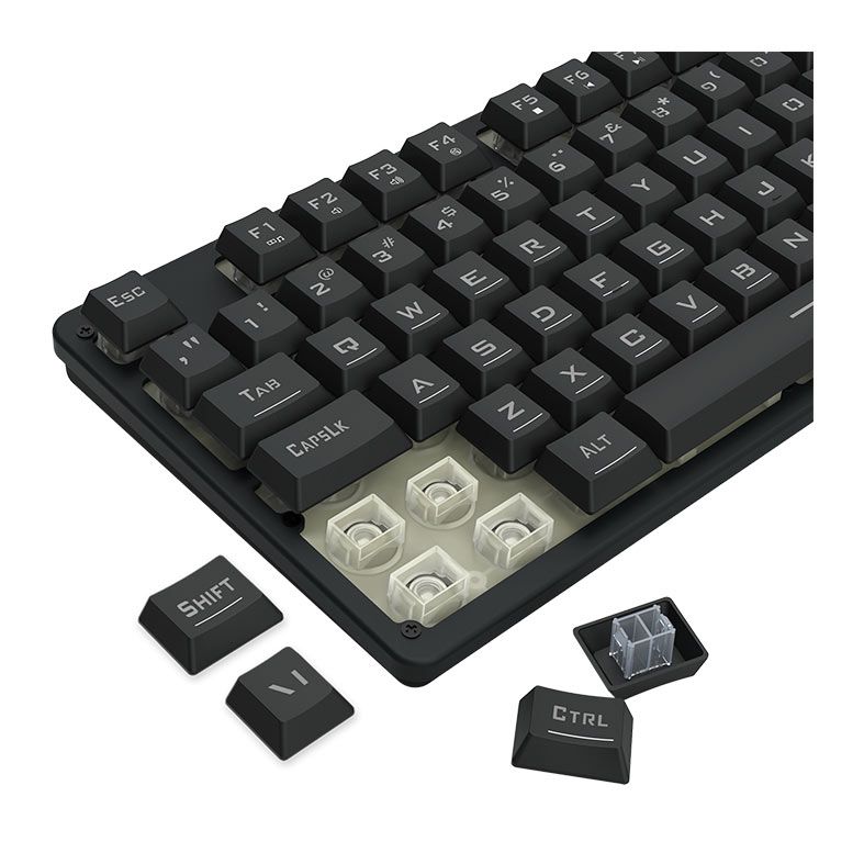 Teclado Gamer Redragon Netherbane, RGB, ABNT2, Preto, K521-RGB