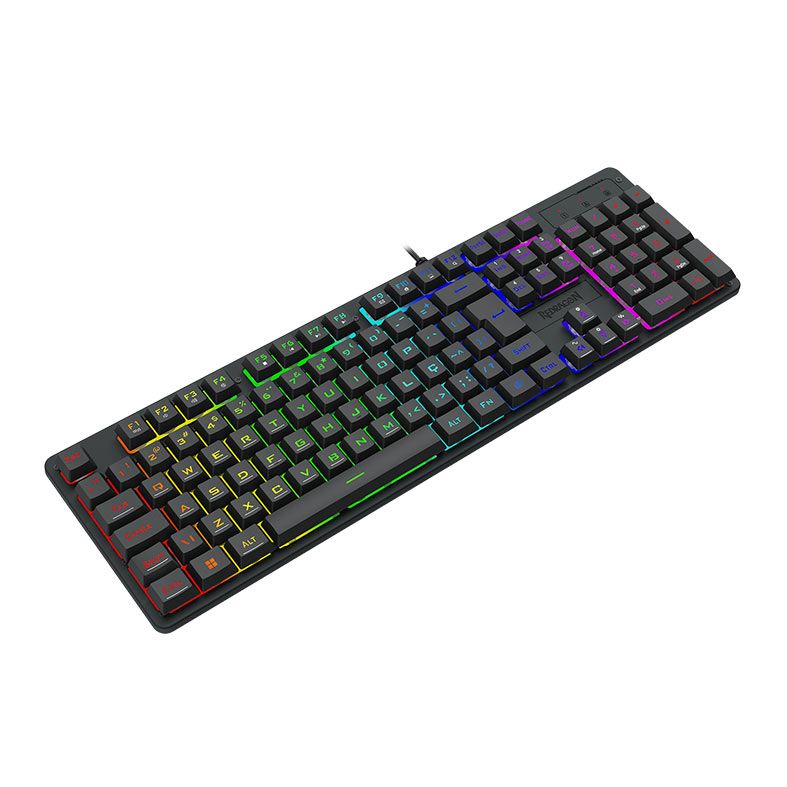 Teclado Gamer Redragon Netherbane, RGB, ABNT2, Preto, K521-RGB