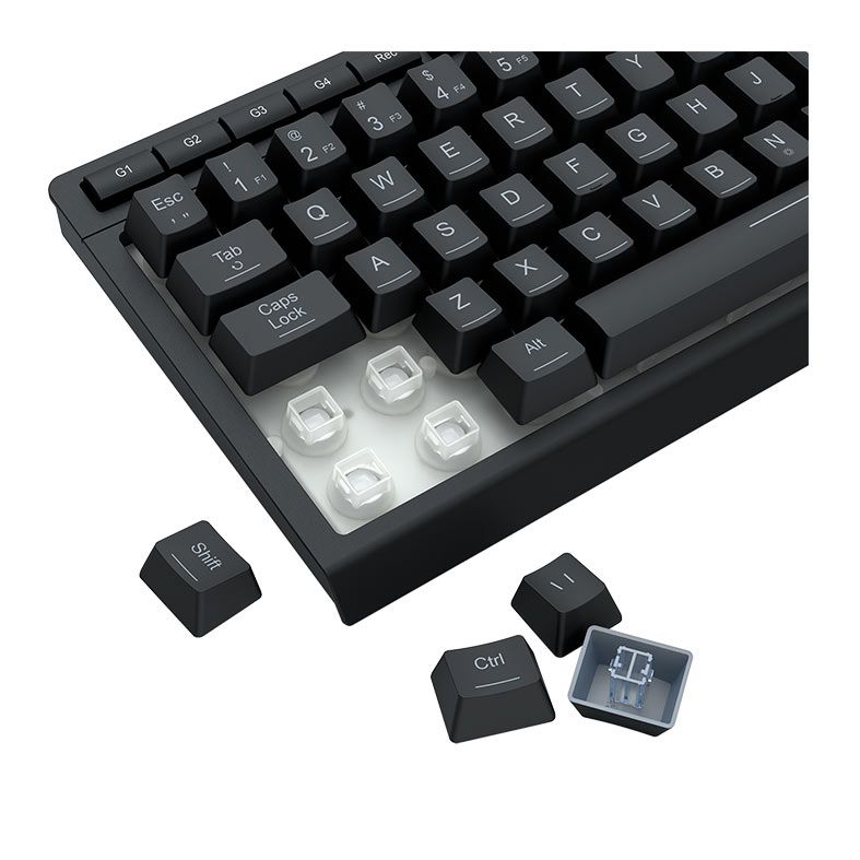 Teclado Gamer Redragon Shiva 61, 60%, RGB, ABNT2, Preto, K522-RGB-PT