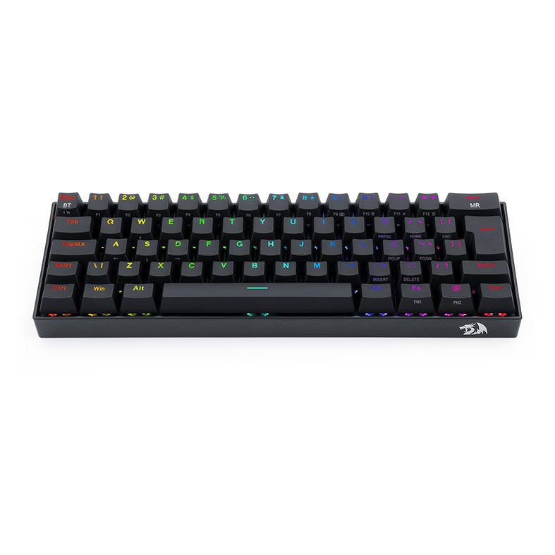 Teclado Mecanico Gamer Redragon Draconic PRO, RGB, ABNT2 60%, Switch Marron, Preto, K530RGB-PRO-(PT-BROWN)