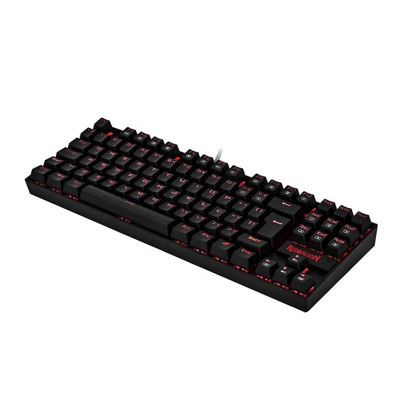 Teclado Mecanico Redragon Kumara Led Vermelho Switch Vermelho, K552-2 PT-RED