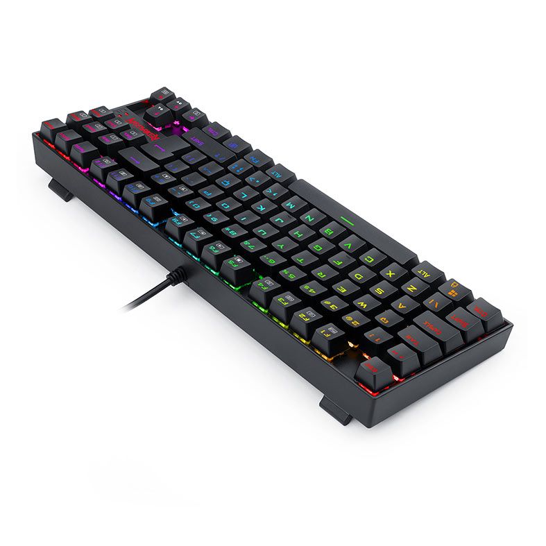 Teclado Gaming ReDragon Kumara Mecanico RGB Switch Black, K552RGB-1