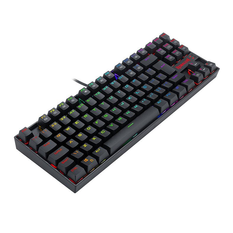 Teclado Gaming ReDragon Kumara Mecanico RGB Switch Black, K552RGB-1