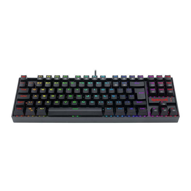 Teclado Gaming ReDragon Kumara Mecanico RGB Switch Black, K552RGB-1