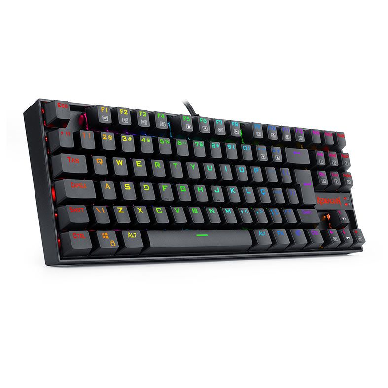 Teclado Gaming ReDragon Kumara Mecanico RGB Switch Black, K552RGB-1