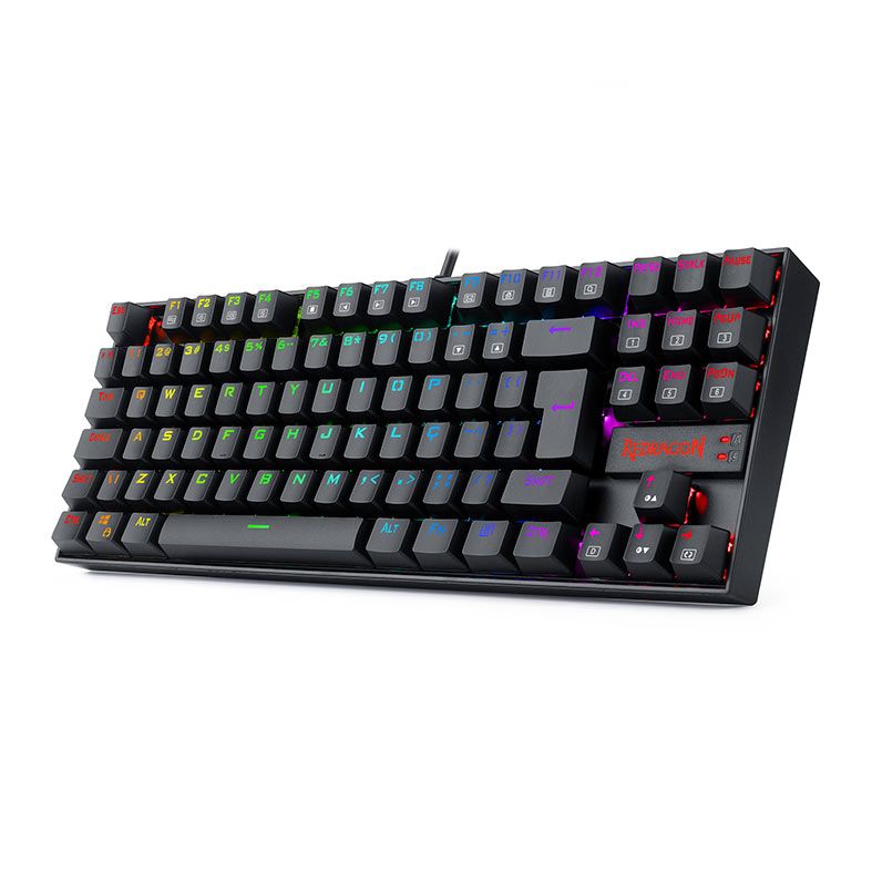 Teclado Gaming ReDragon Kumara Mecanico RGB Switch Black, K552RGB-1