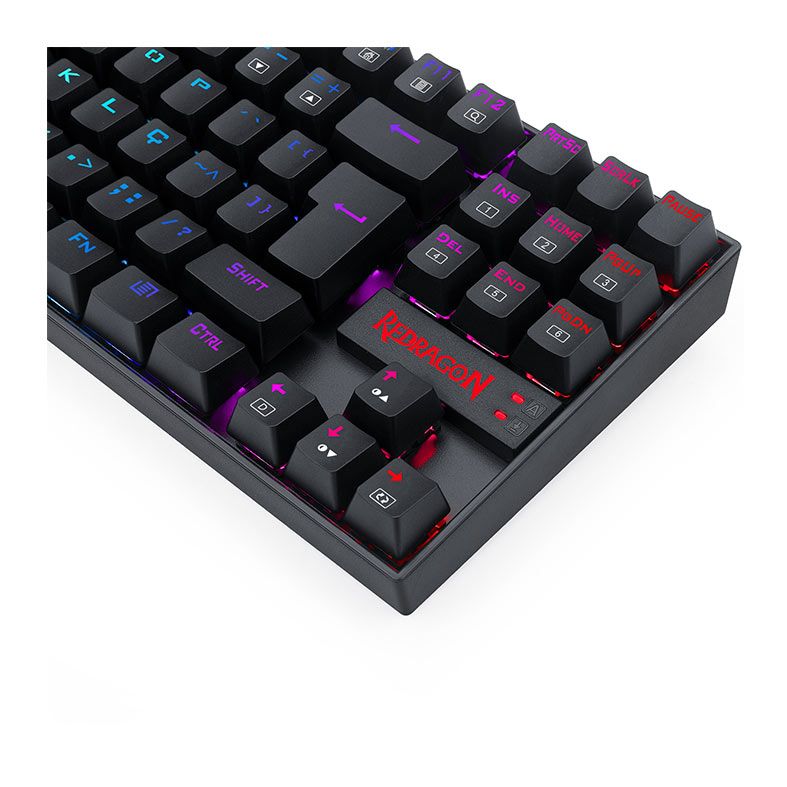 Teclado Gaming ReDragon Kumara Mecanico RGB Switch Black, K552RGB-1