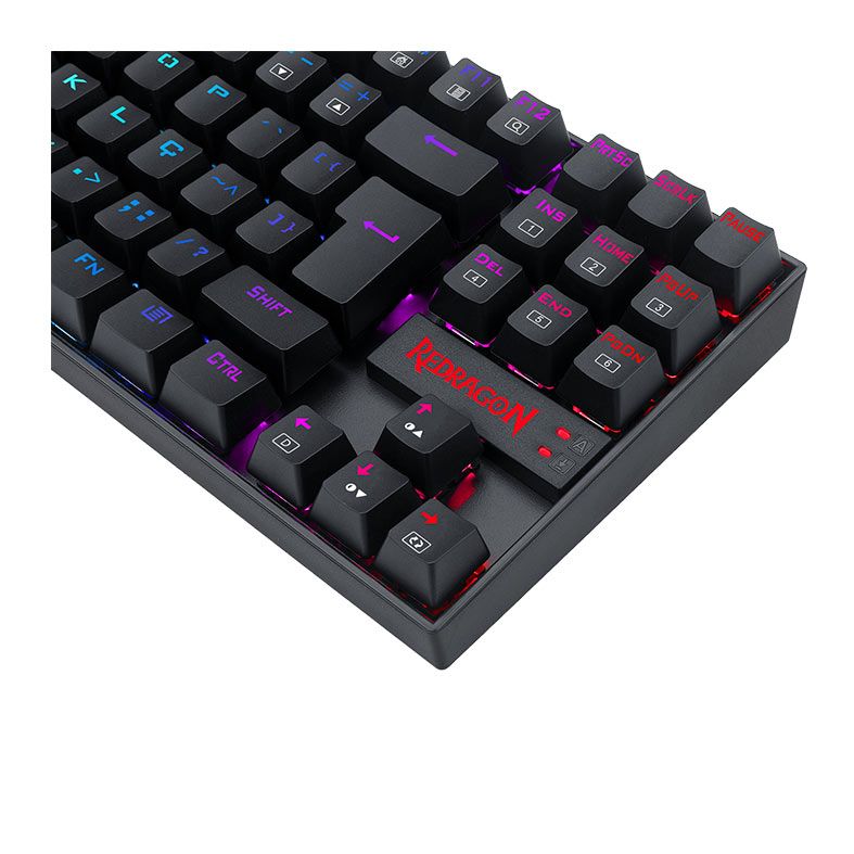 Teclado Magnetico Gamer Redragon Kumara Pro, RGB, Switch Vermelho, Preto, K552RGB-PRO-PT-RED