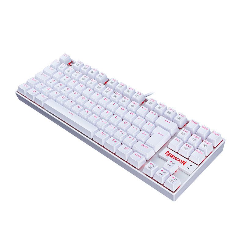 Teclado Mecanico Redragon Kumara Lunar White Led Vermelho Switch Vermelho, K552W-2-PT-RED