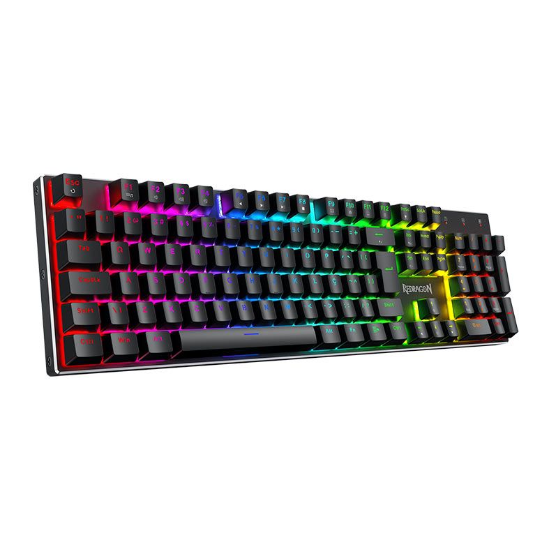 OPENBOX Teclado Magnetico Redragon Dharma, RGB, Full Size, Rapid Trigger, ABNT2, Case em Aluminio, Preto, K556RGB-M
