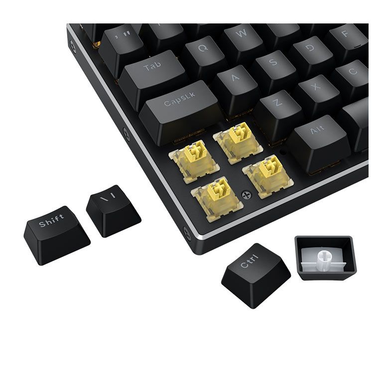 OPENBOX Teclado Magnetico Redragon Dharma, RGB, Full Size, Rapid Trigger, ABNT2, Case em Aluminio, Preto, K556RGB-M