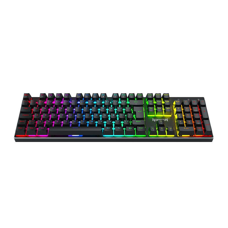 OPENBOX Teclado Magnetico Redragon Dharma, RGB, Full Size, Rapid Trigger, ABNT2, Case em Aluminio, Preto, K556RGB-M