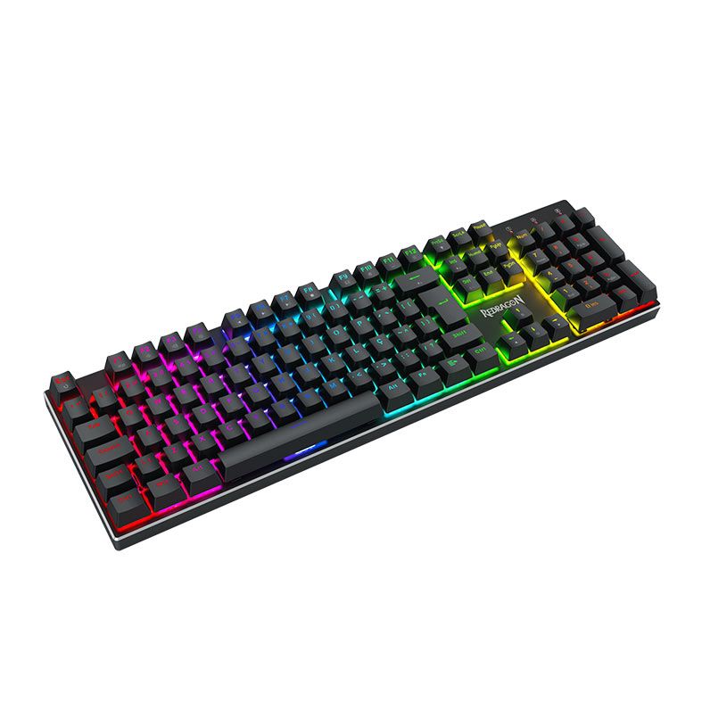 OPENBOX Teclado Magnetico Redragon Dharma, RGB, Full Size, Rapid Trigger, ABNT2, Case em Aluminio, Preto, K556RGB-M