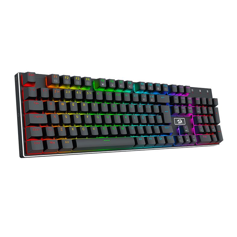 Teclado Mecanico Redragon Devarajas, RGB, Switch Marrom, Preto, K556RGB-PT-BROWN