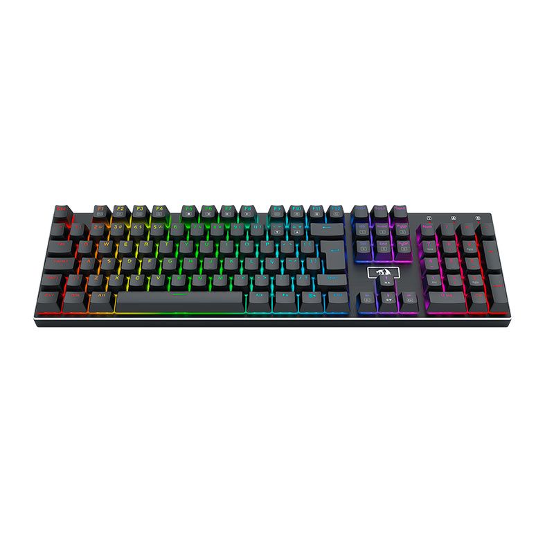 Teclado Mecanico Redragon Devarajas, RGB, Switch Marrom, Preto, K556RGB-PT-BROWN