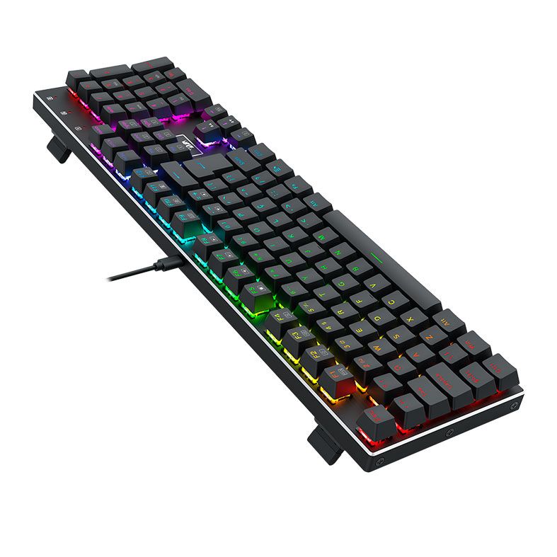 Teclado Mecanico Redragon Devarajas, RGB, Switch Marrom, Preto, K556RGB-PT-BROWN