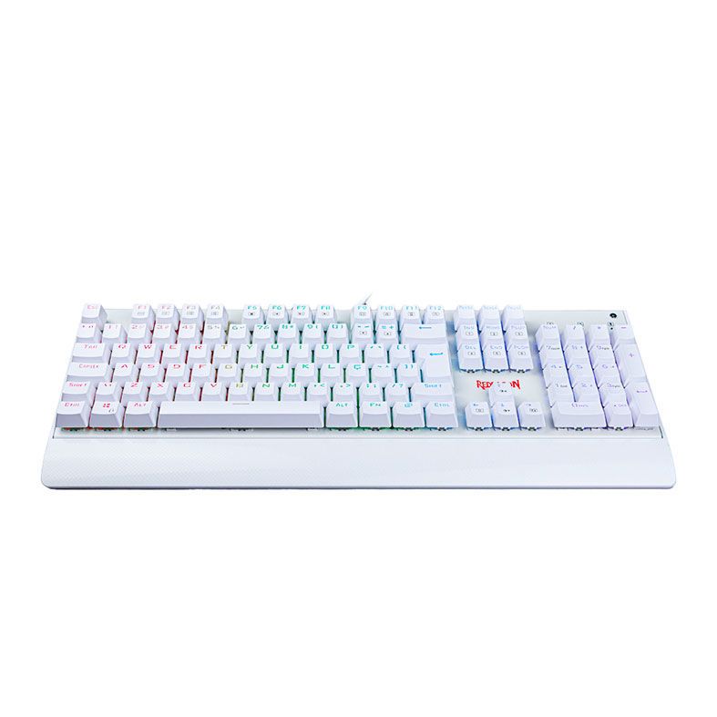 Teclado Mecanico Redragon Kala Lunar White RGB Switch Brown, K557W-RGB-PT-BROWN