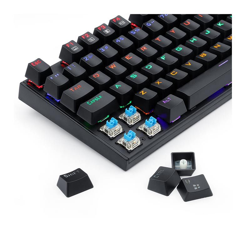 Teclado Mecanico Redragon Rudra Rainbow Switch Azul, K565R-2 PT-BLUE
