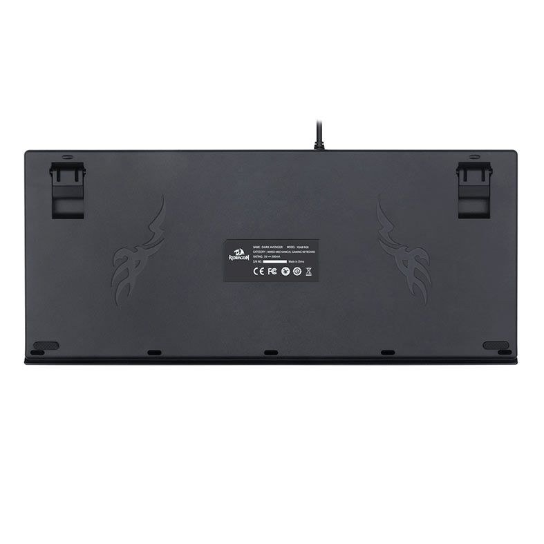 Teclado Mecanico Redragon Dark Avenger, RGB, ABNT2, Switch Azul, K568RGB-2 BLUE