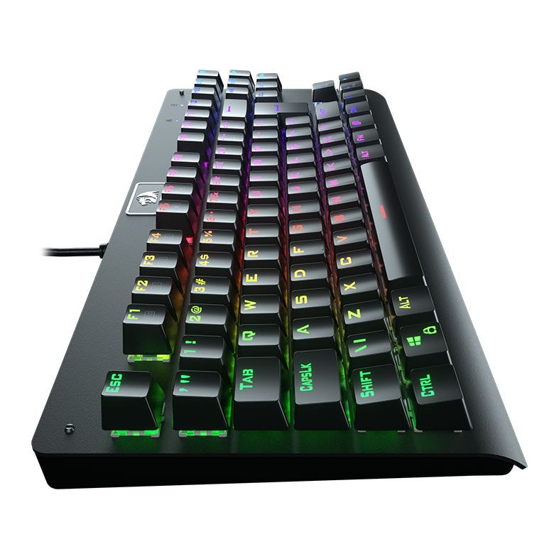 Teclado Mecanico Redragon Dark Avenger, RGB, ABNT2, Switch Preto, K568RGB-2 BLACK
