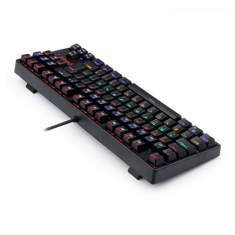 Teclado Mecanico Redragon Daksa Rainbow Switch Vermelho, K576R-1-PT-RED